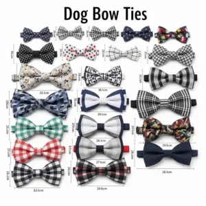 Clean, minimalist graphic of a dog silhouette with a classic dog bow tie, representing elegance and simplicity.