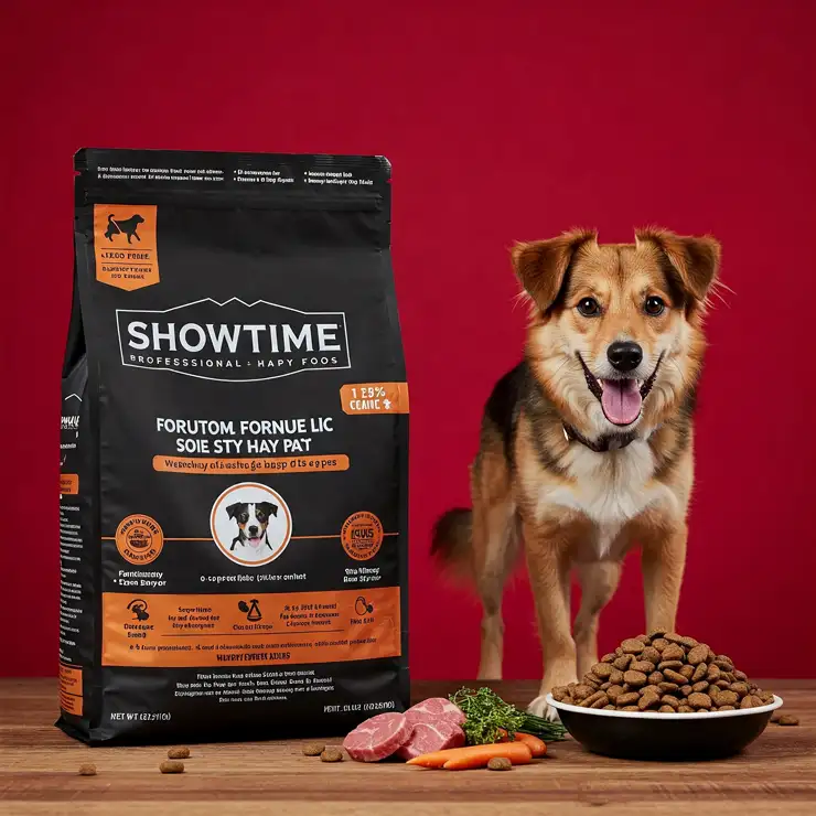 Give your dog the energy they need with Showtime Dog Food, formulated for active and happy pets.